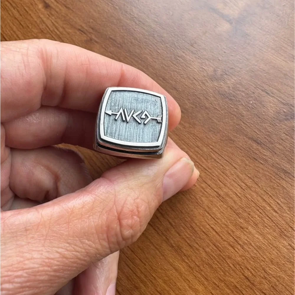 God is greater than the Highs and lows size 9.75 Custom made Ring mens